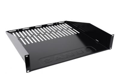 Sanus 2U Vented Shelf Fits all Component Series AV Racks - CASH22-B1