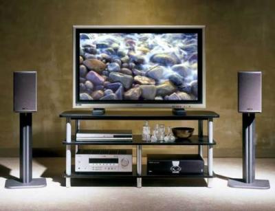 Sanus Basic Series Speaker Stand for Medium to Large Bookshelf Speakers - BF16-B1
