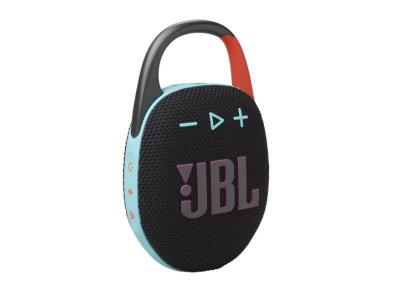 JBL Clip 5 Ultra Portable Bluetooth Speaker in Black and Orange - JBLCLIP5BLKOAM