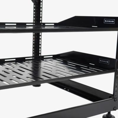 Sanus 10U AV Rack Stackable Open Frame Network Rack - CFR1610-B1