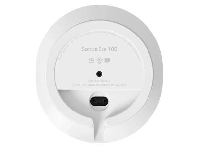 Sonos Next-Gen Acoustics and Connectivity Stereo Speaker with Voice Enabled WiFi and Bluetooth in White - Era 100 (W)